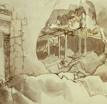 "echigo-ya" Drapery Store in the Edo Era